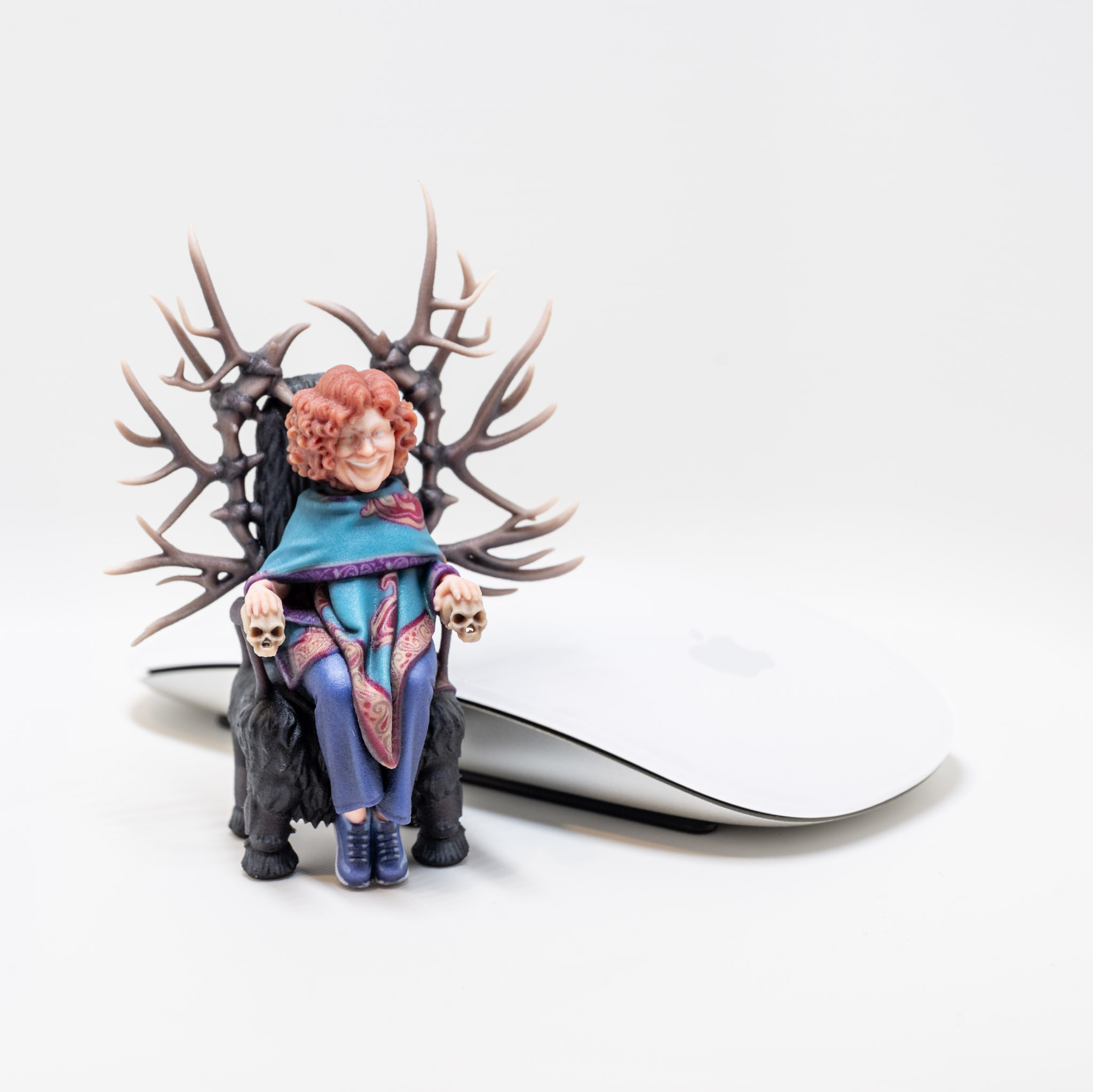 Full-color fantasy character figurine
