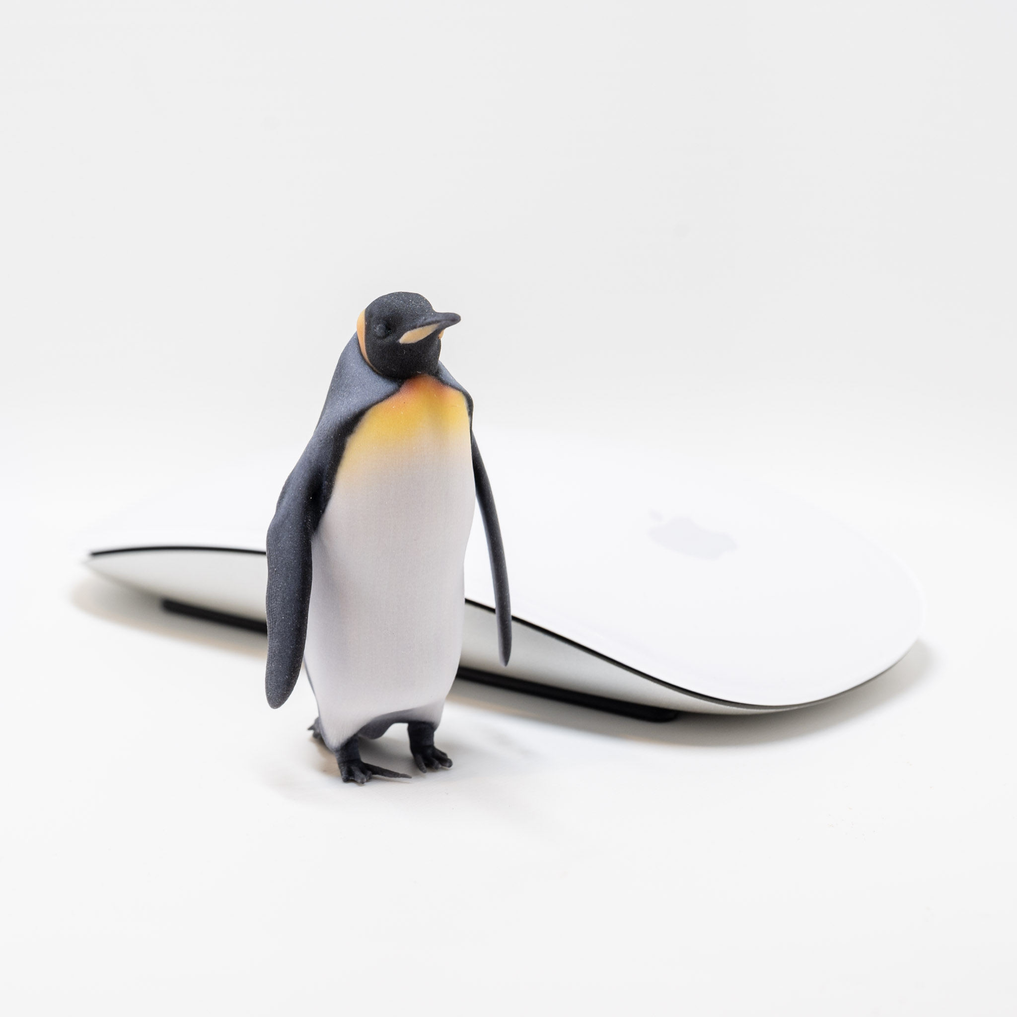 Full-color penguin figurine